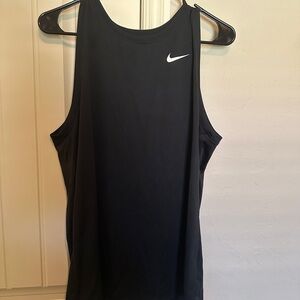 Nike Dri-fit Black Sleeveless Top